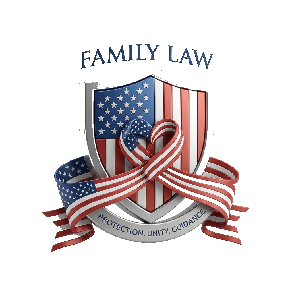 Family Law US Flag Hero Graphic